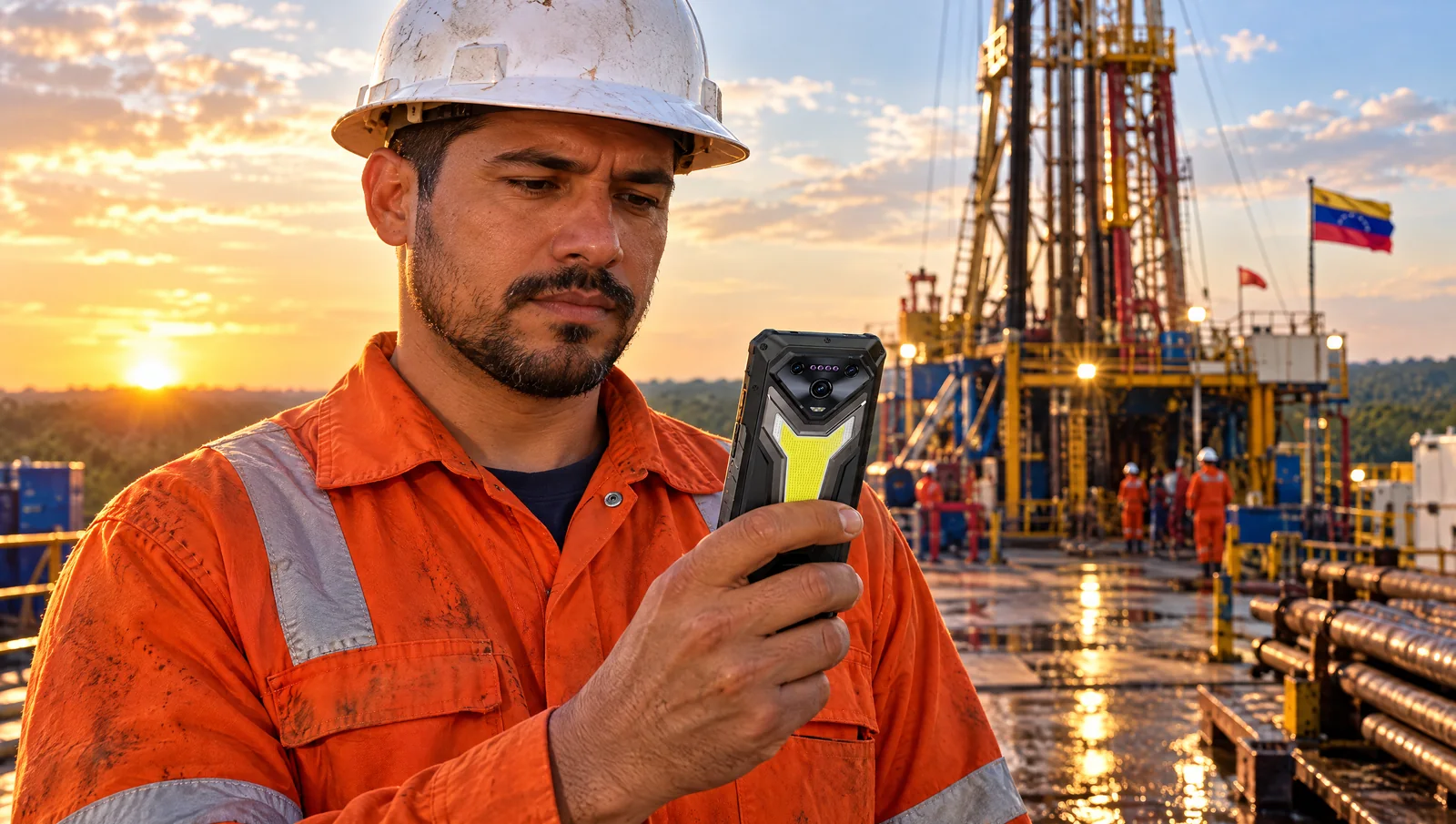Teléfono para petroleros: qué celular aguanta un turno en la Faja del Orinoco