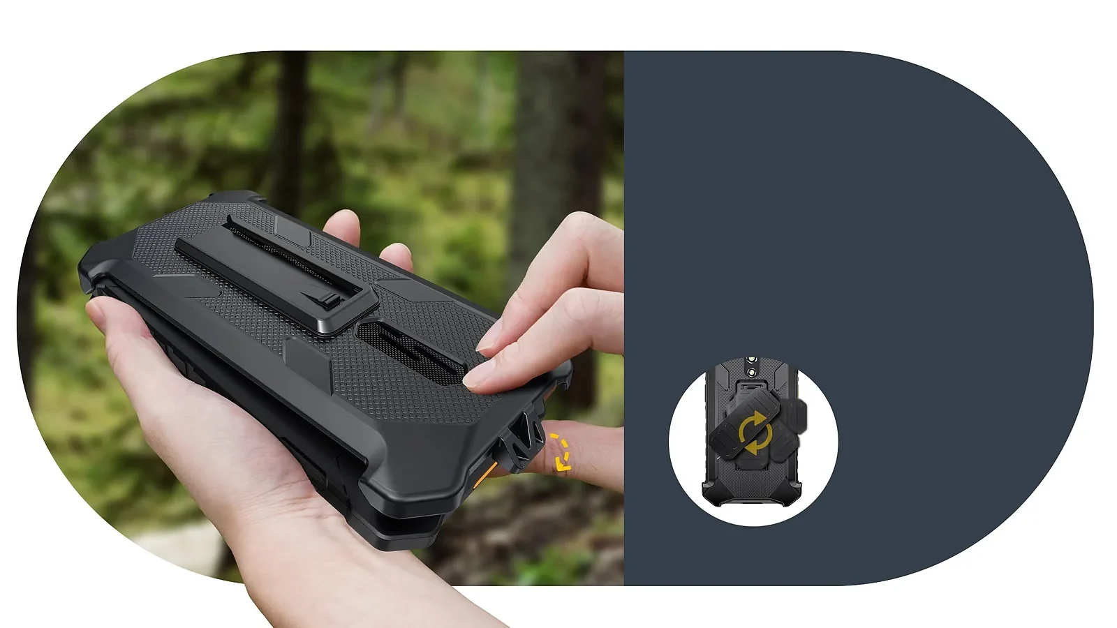 Ulefone Funda Armor para serie RugKing 2 Pro en uso en Venezuela