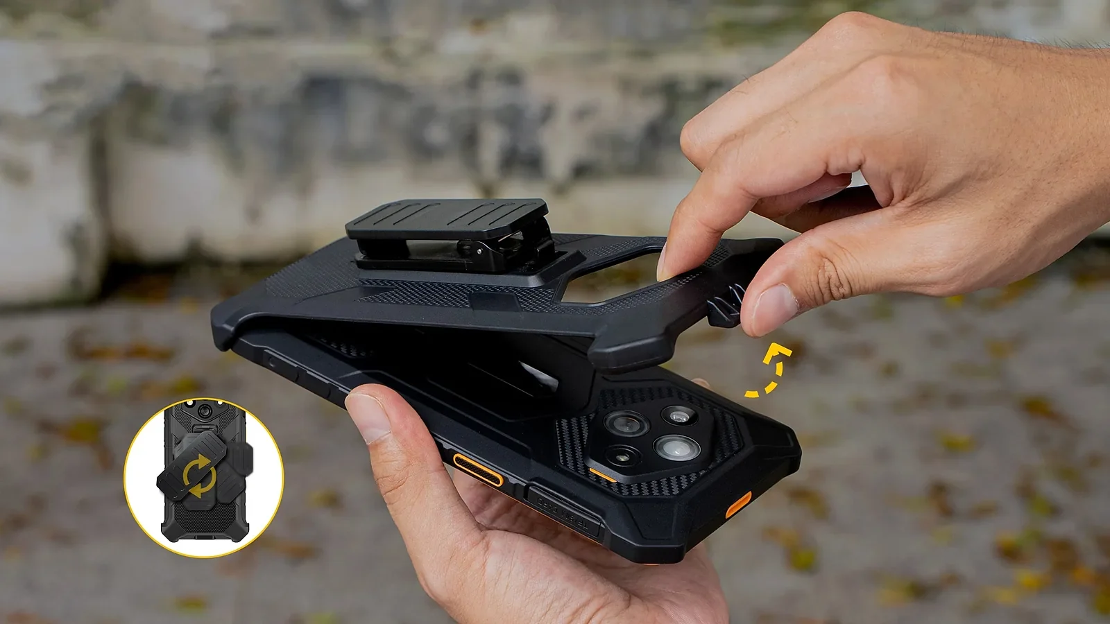 Ulefone Funda Armor para serie RugKing 3 Pro en uso en Venezuela