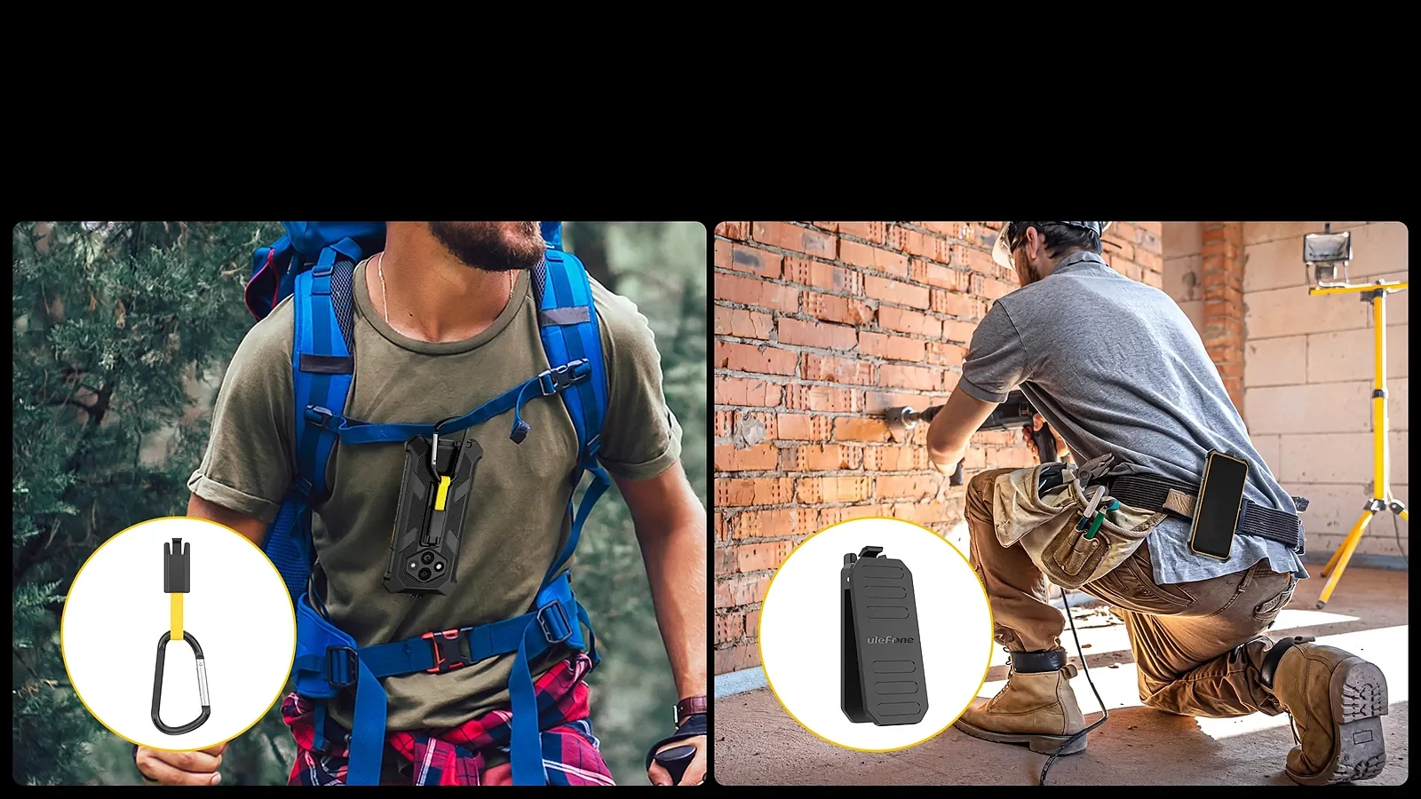 Ulefone Funda Armor para serie RugKing 3 Pro en uso en Venezuela