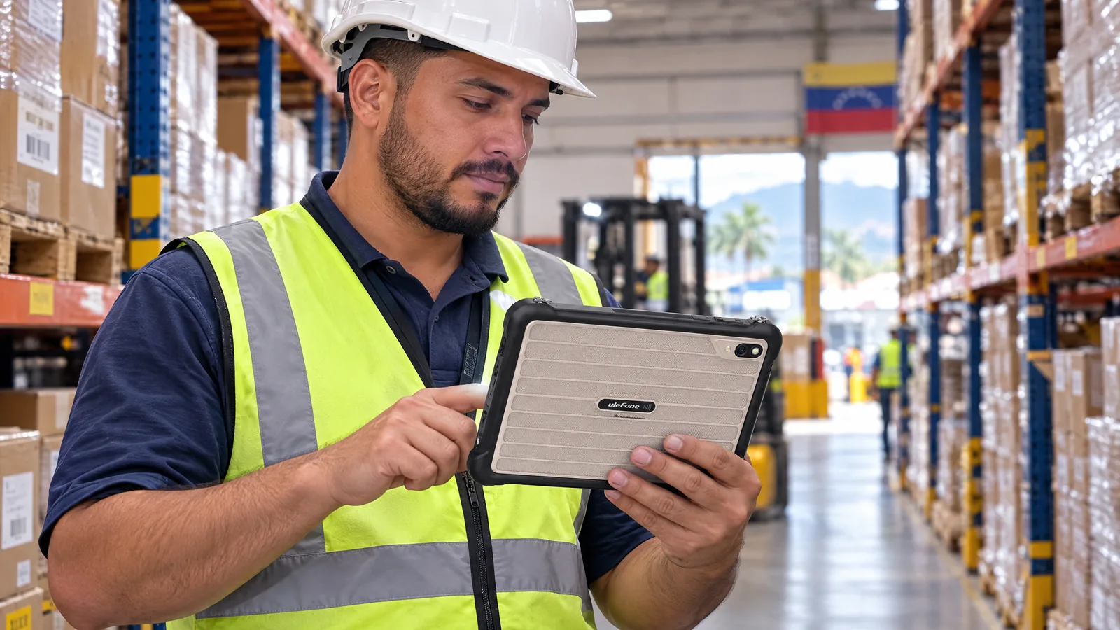 Ulefone RugKing Pad Pro en uso en Venezuela